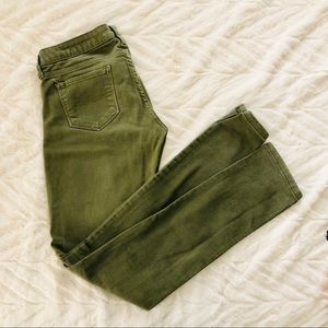 Arizona Super Skinny Jeans Forest Green